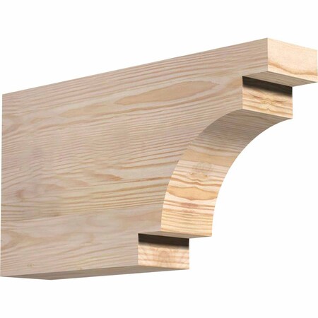 Ekena Millwork Mediterranean Smooth Rafter Tail, Douglas Fir, 3 1/2"W x 10"H x 18"L RFT04X10X18MED00SDF